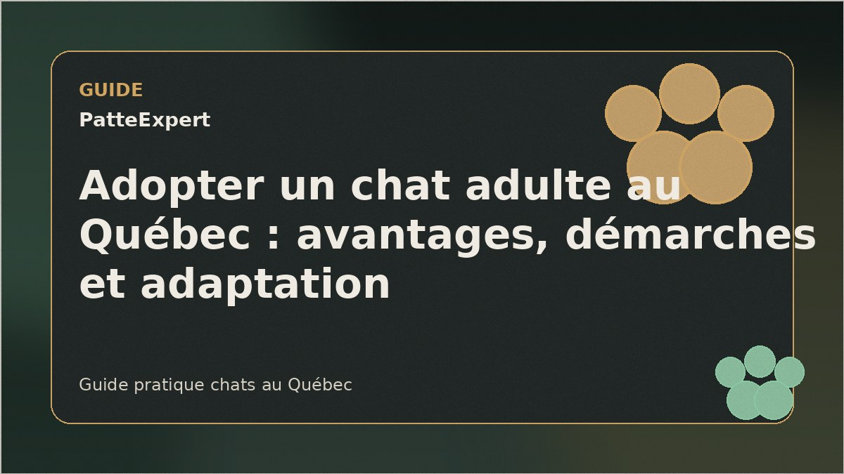 Chat adulte roux calme se reposant dans un salon québécois