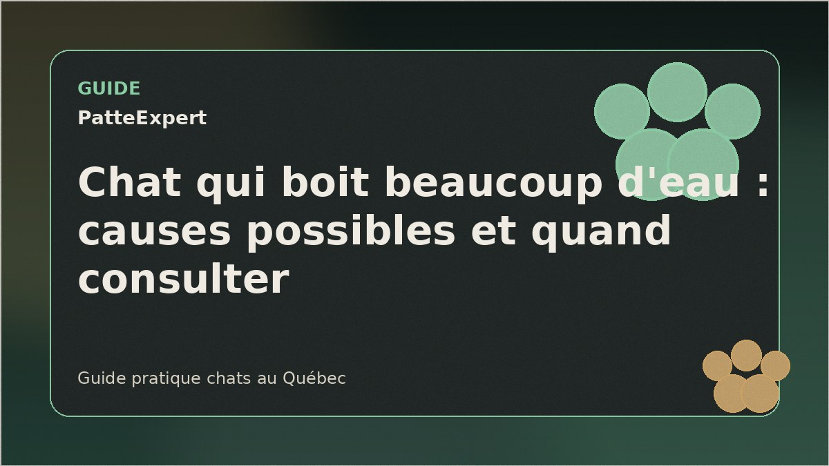 Chat près d'un bol d'eau propre