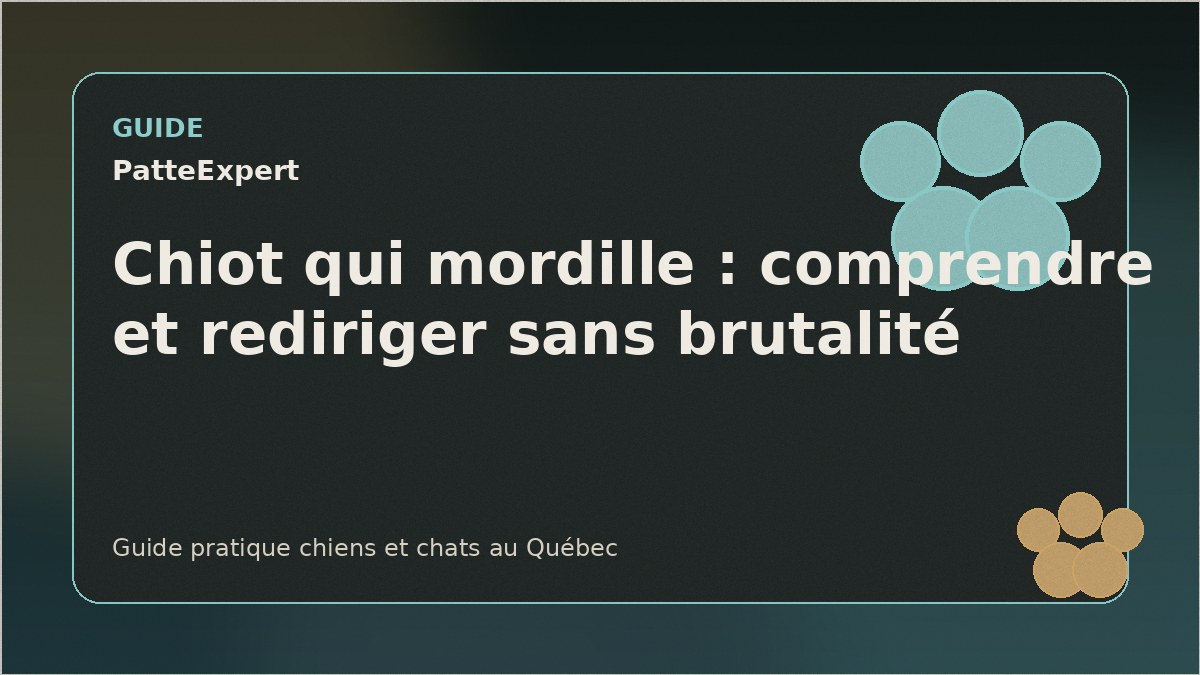 Chiot avec un jouet de mastication