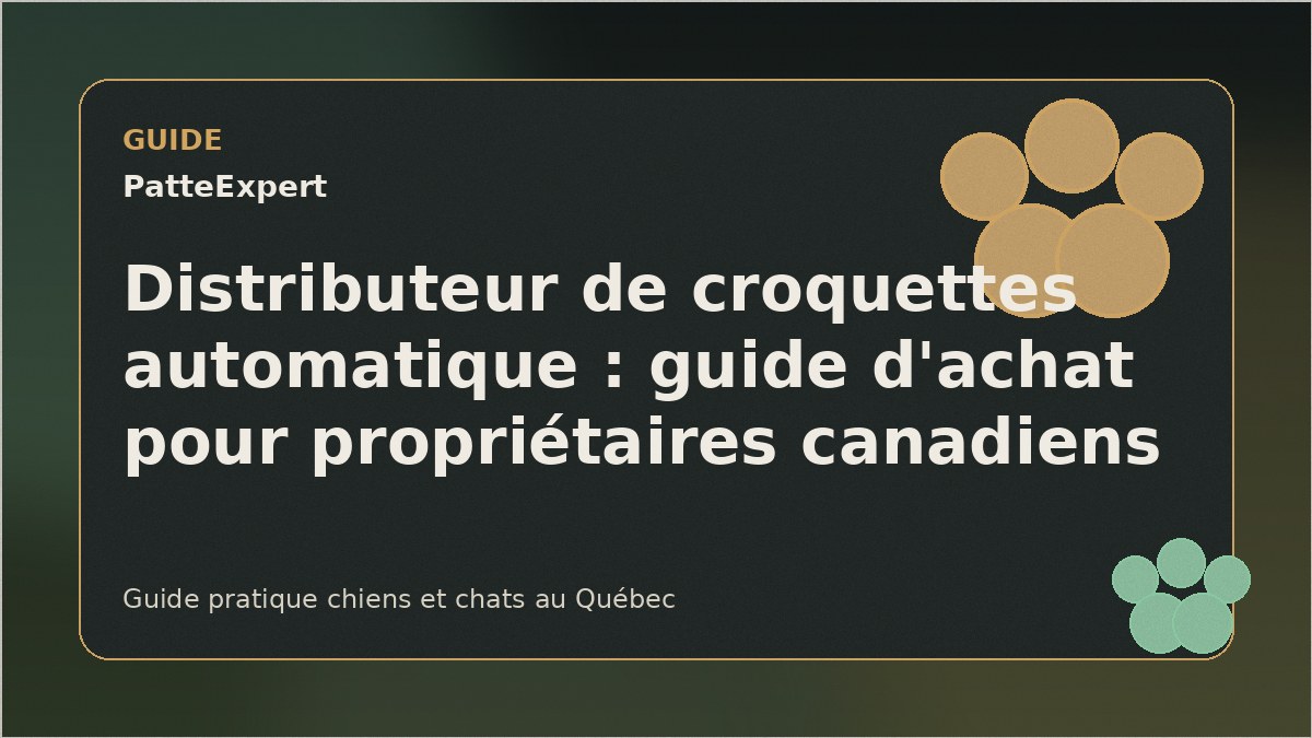 Distributeur de croquettes automatique intelligent pour chien et chat