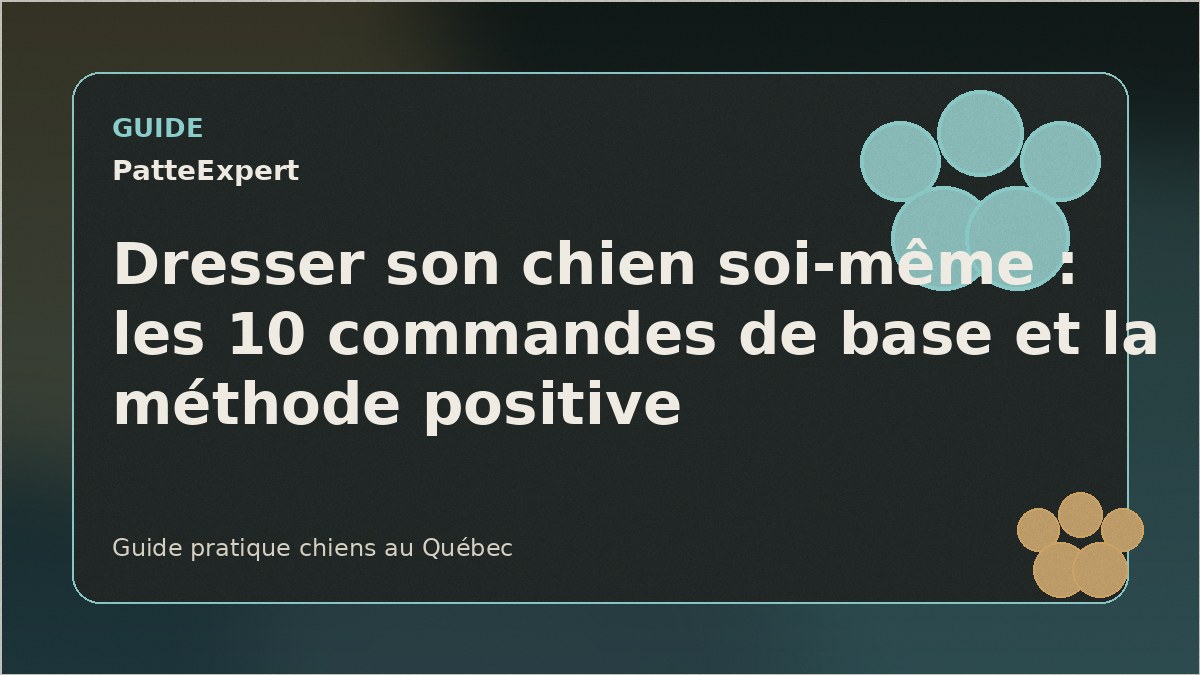 Un chien attentif recevant une récompense lors d'une séance de dressage positif