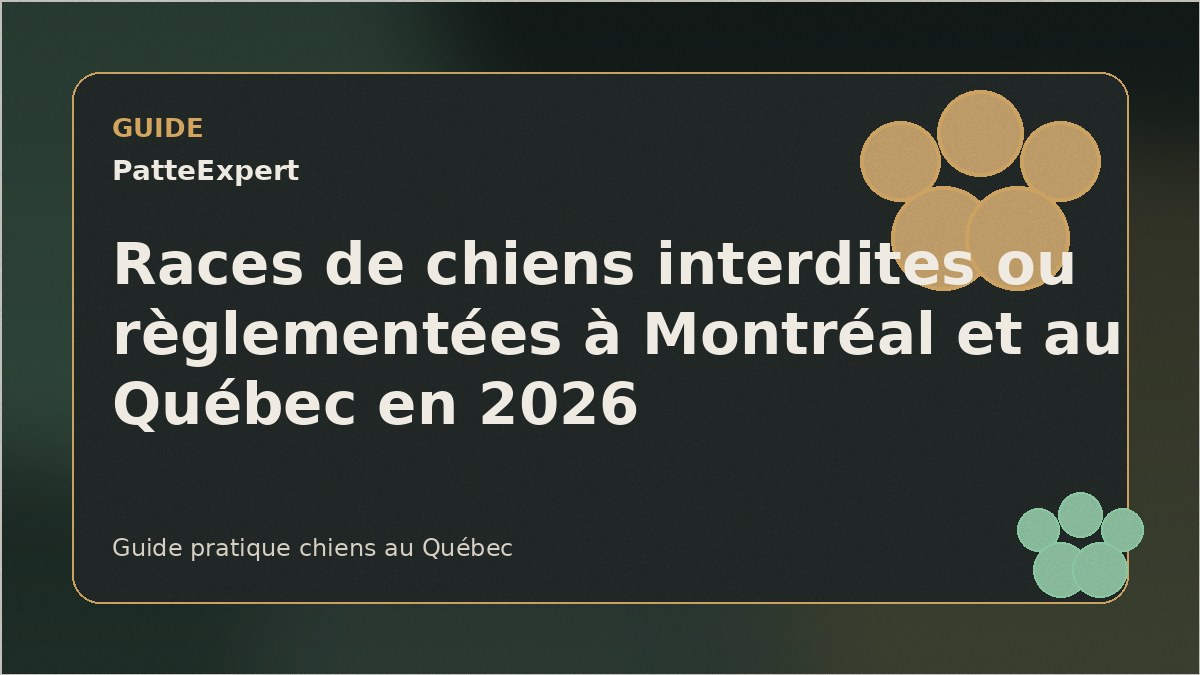 Chien de type pitbull portant une muselière à Montréal